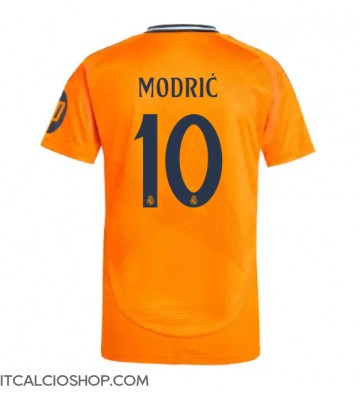 Real Madrid Luka Modric #10 Seconda Maglia 2024-25 Manica Corta
